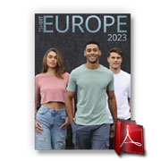 Tshirt Europe reklamní textil katalog